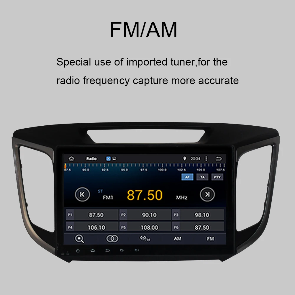 Perfect Octa Core Android 9.0 Car GPS For Hyundai Creta IX25 2014-2016with 4GB RAM Wifi BT RDS GPS Radio Navigation Map Head Unit player 5