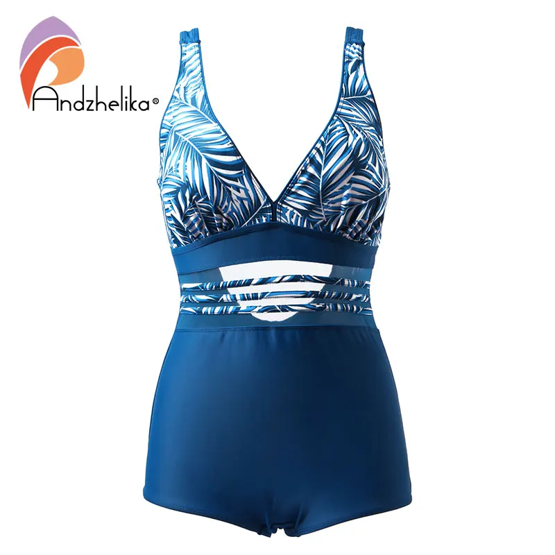 Andzhelika bikini 2018 женский купальник монокини для девушек размера плюс боди Монокини