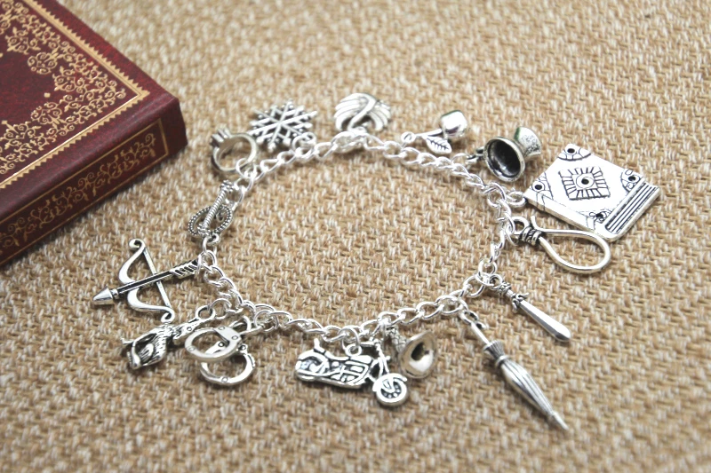 Pulsera de inspirada Érase una vez, 12 piezas, Emma Swan Hook, Regina Henry Swan, fuera de Queen storydrop|charm bracelet|a braceletbracelet a - AliExpress