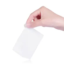 100 шт/1 сумки для лица ультратонкие мягкие хлопковые салфетки для макияжа лица спонж для очищения лака для ногтей удаляет косметический уход за кожей