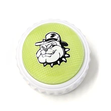 Может настроить светодиодные функции зеленый собака дизайн события вечерние инструменты Портативная звуковая кнопка может записывать 10s ваш собственный голос или музыку