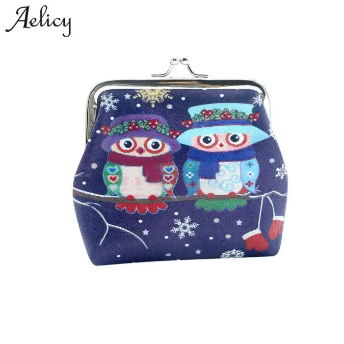 Женские бумажники Aelicy Owl Маленькая симпатичная мультяшная открытка Каваий