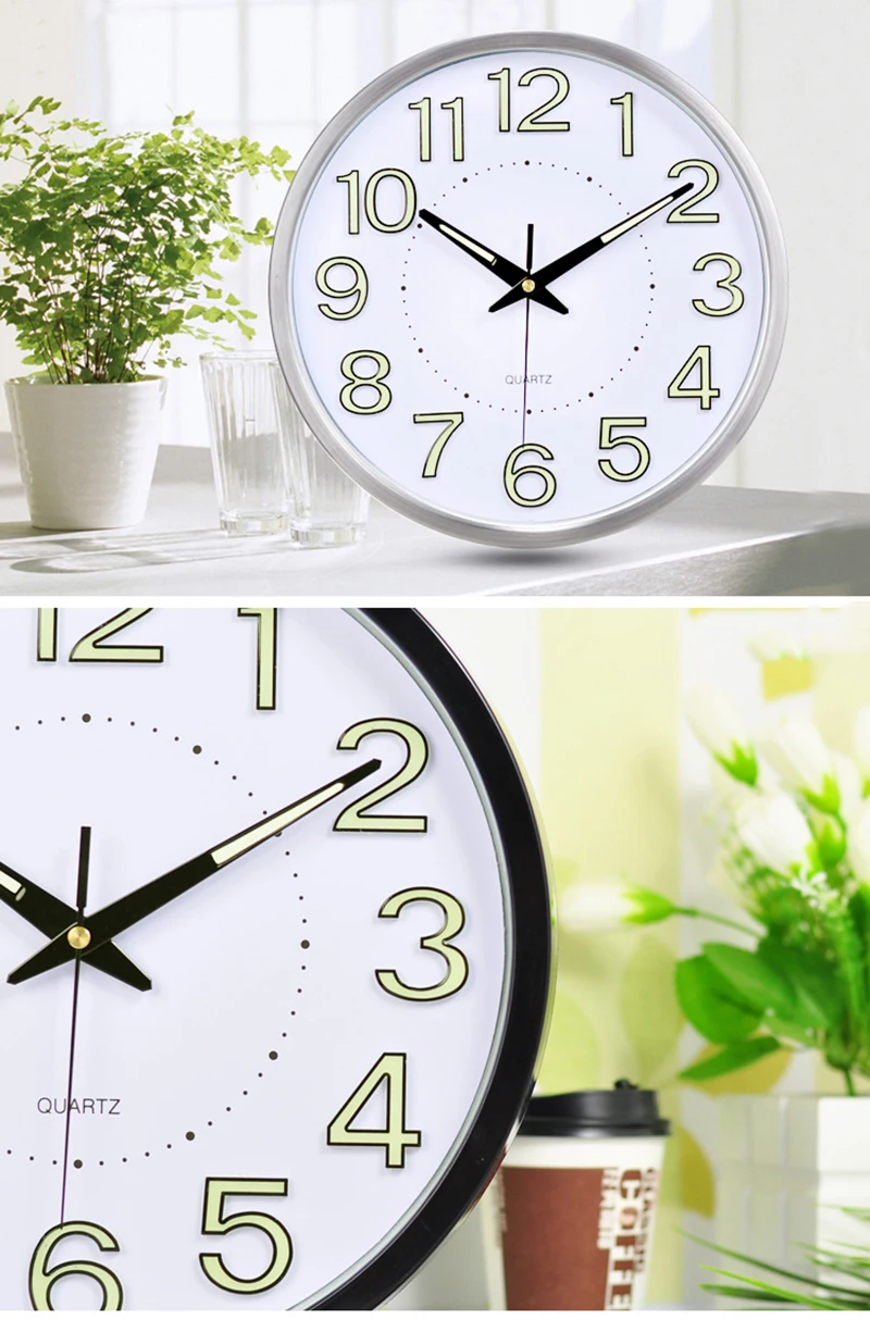 Digital Wall Clocks Battery Operated Wall Clock Modern Design