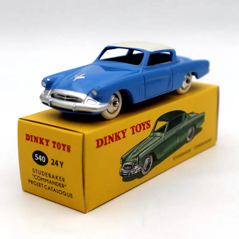 DeAgostini 1/43 Dinky jouets 540 24Y Studebaker Commander Projet Catalogue modèles moulés sous pression édition limitée Collection Auto jouets voiture