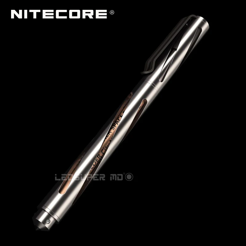 Заводская цена высококомпактная портативная титановая ручка Nitecore NTP10 с двойной