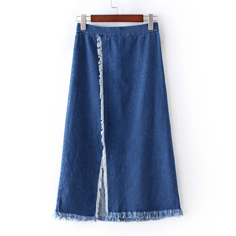 Online Get Cheap Midi Denim Skirt -Aliexpress.com | Alibaba Group