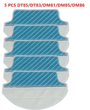 

5PCS Robot Vacuum Cleaner Parts Mopping Cleaning Mop Rag For Ecovacs Deebot DT85/DT83/DM81/DM85/DM86 Mopping Cloth