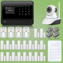 Chuangkesafe G90B WiFi GSM GPRS Sistema de Alarma Autodail 18x Puerta Sensor + Cámara de Red IP