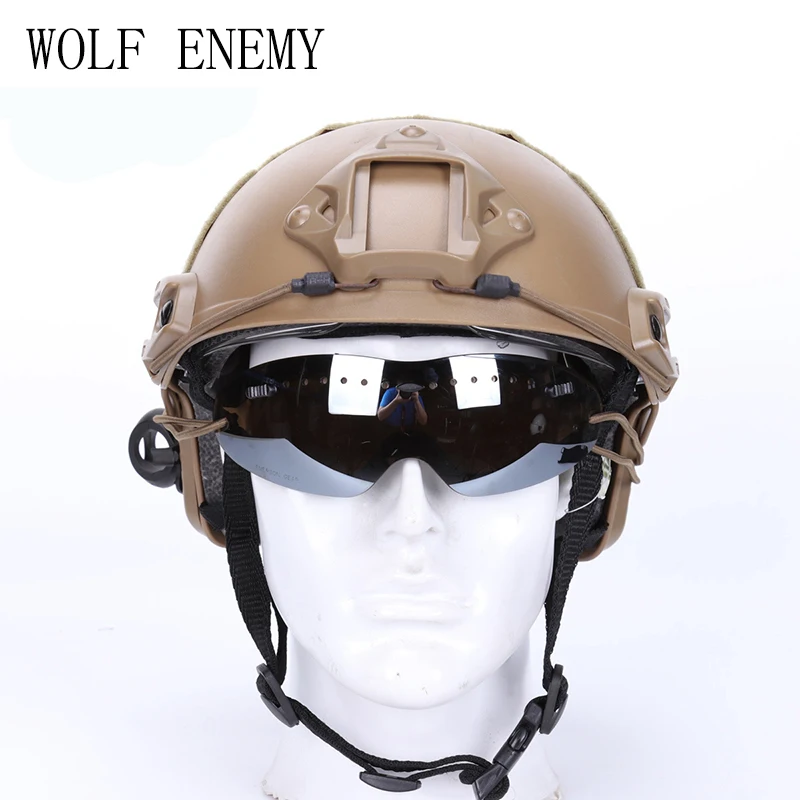 

WOLF ENEMY Motorcycle Windproof BOOGIE Regulator Goggle Tactical Combat CS Hunting Men Military Airsoft Wargame Eye Protection