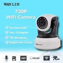 HD 720 P Беспроводная Ip-камера Wi-Fi Onvif Видеонаблюдения ИК ик Пуля Ip-камера ВИДЕОНАБЛЮДЕНИЯ Сети IPC Поддержка TF Карт 128 ГБ
