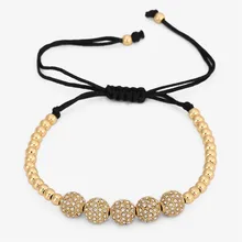 FAITHEASY украшения с медными бурилами бусины браслеты с орнаментами плетение браслет с кисточками