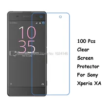 100 шт./лот HD Clear Экран протектор для Sony Xperia XA F3113 F3112 F3115 5," Защитная пленка с салфеткой для очистки