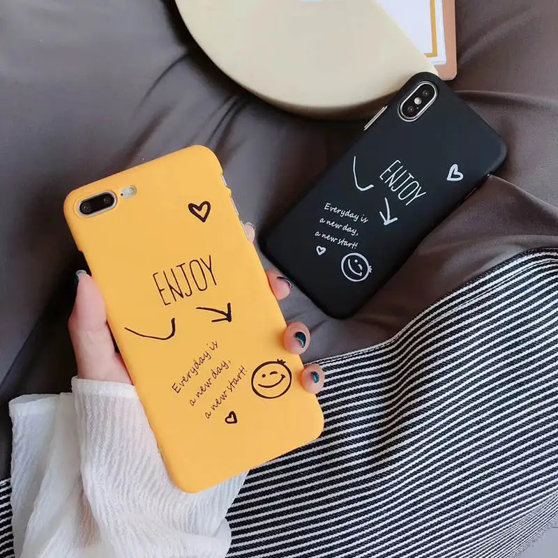 Smiley New Day For Iphone 66S 6P 78 78plus Xxs Xr Xsmax Scrub Korea All Inclusive Drop Protection Cover Smiley New Day For Iphone 66S 6P 78 78plus Xxs Xr Xsmax Scrub Korea All Inclusive Drop Protection Cover