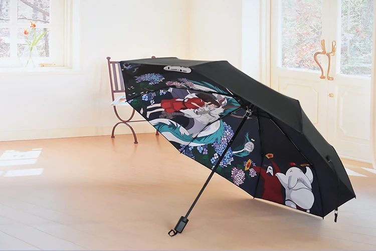 Ghibli Тоторо зонт от солнца и дождя зонтик женский Plegable Sombrillas Paraguas Guarda Chuva Totoro Parapluie