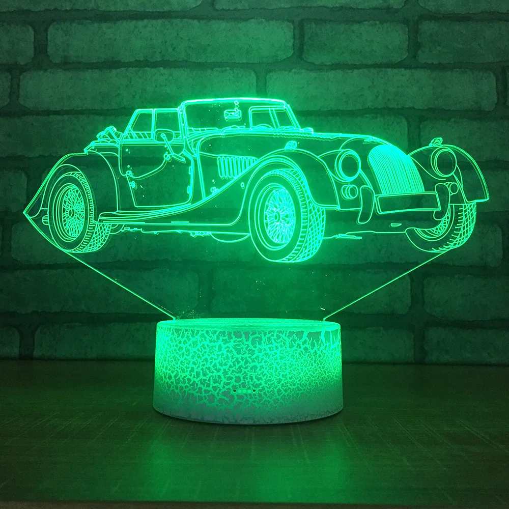 Creative Gifts 3d Small Night Desk Lamp Acrylic Atmosphere Lights Home Lighting Creative Usb Table Lamps For Living Room