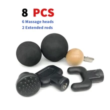 8 pcs Massage Tool Adapter- Percussion Jig Saw Massager Tip& Bit for Jigsaw, Personal Massage Tool