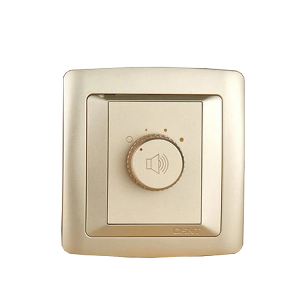 CHINT NEW2K Tuning Switch Light Champagne Gold Speed Switch Dimmer Switch