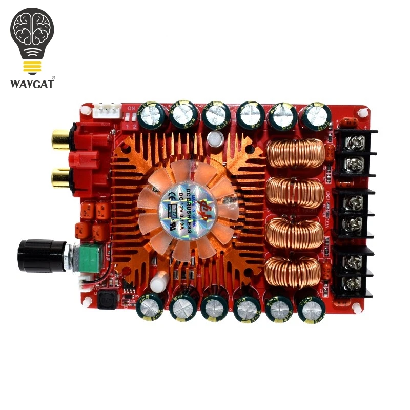 Моно мощный цифровой стереоусилитель WAVGAT TDA7498E 2X160 Вт BTL220W усилитель