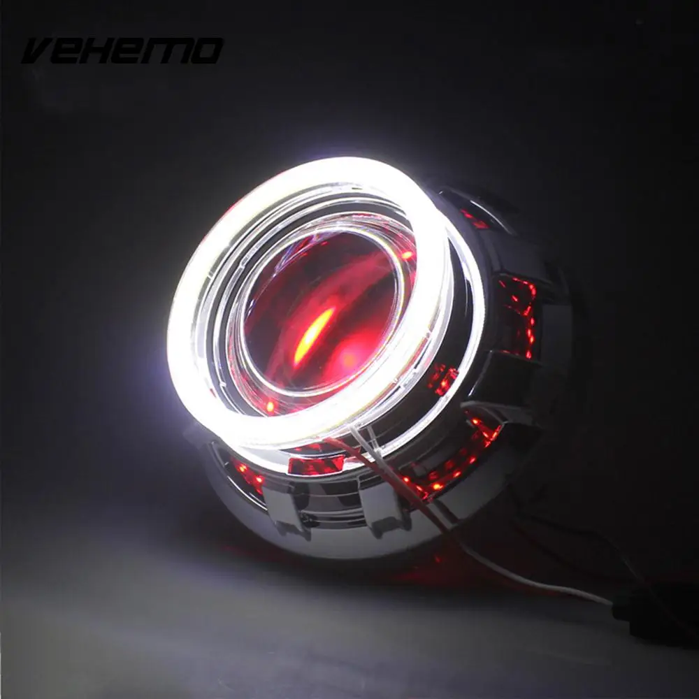 Vehemo 45 Led ангельские глазки, головной светильник, лампы для автомобиля, светодиодный апертура, светильник для грузовика, Автомобильный светодиодный светильник, лампа для глаз ангела, Универсальное кольцо