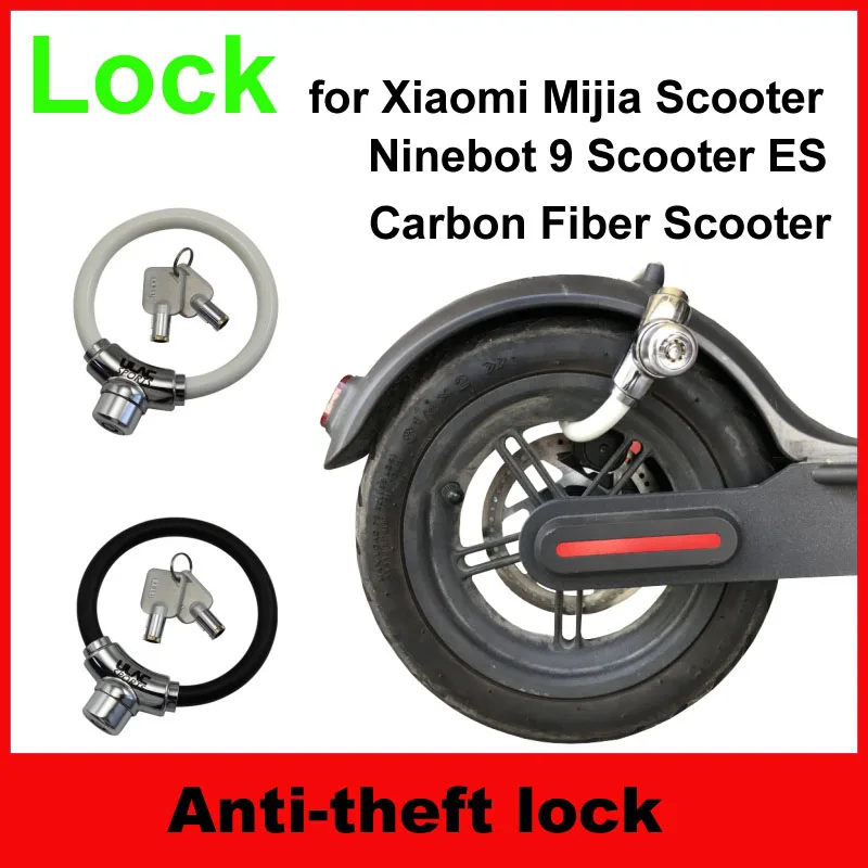 

Xiaomi Electric Scooter Lock Portable Bag Hook Aluminum Couple Scooter Lock for Xiaomi Mijia M365 Electric Scooter Accessories