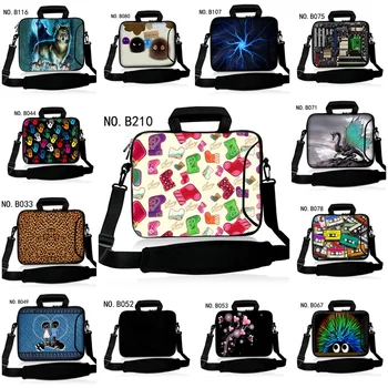 

15" Soft Neoprene Laptop Shoulder Bag Case Sleeve+Handle For IBM Lenovo HP Dell Sony Acer