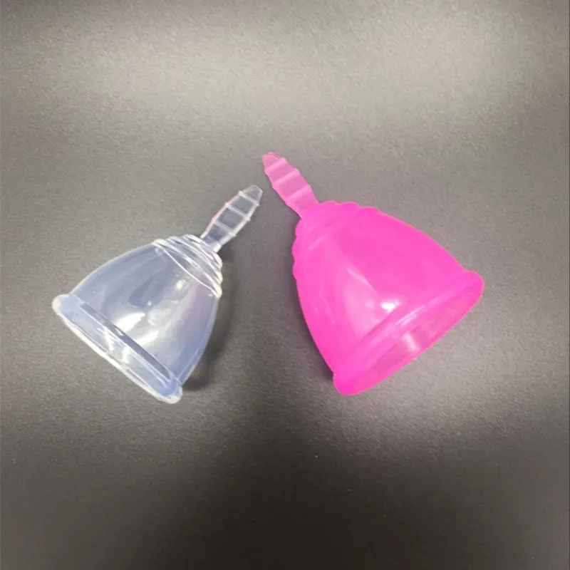 

2pcs/Lot Feminine Hygiene Menstrual Cups FDA Medical Silicone Lady Monthly Cups Health Care Lady Cup