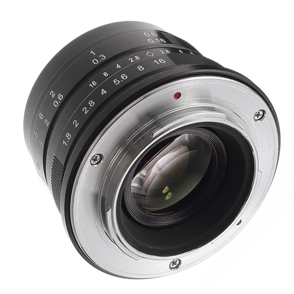 25 мм F/1,8 Prime объектив ручной фокусировки MF для sony E-mount A6500 A6300 NEX-3 NEX-3N/3R/C3/F3K A7 A7II A7R A7RII A7S серебристый черный