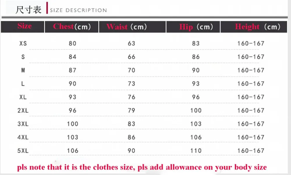size chart-med