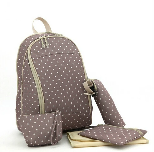 polka dot changing bag