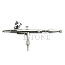 U119 Двойное действие гравитационная подача Аэрограф 0,3 мм пистолет распылитель Искусство Краска татуировки ногтей инструмент