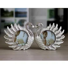 3-дюймовый Лебедь Стиль металлический материал для фоторамки Детская фоторамка для творчества Украшение стола