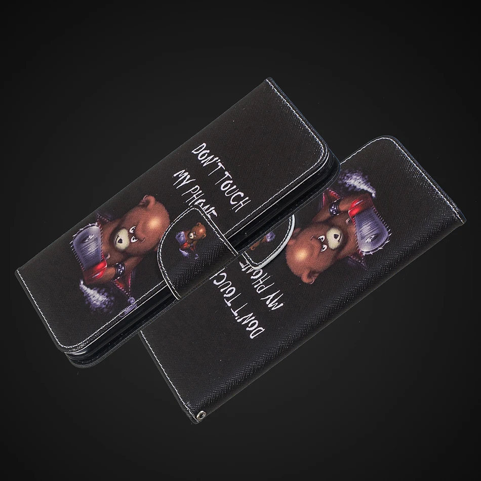 Чехол-бумажник с отделением для карт и откидной крышкой для sony Xperia 10 L2 L1 XA1 Plus XA2 Ultra XA XA3 XZ1 Compact XZ2 XZs XZ Premium чехол для телефона B116