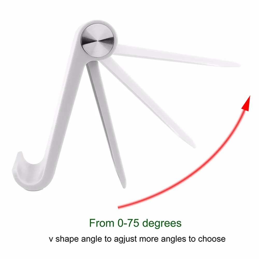 Стол складной планшет мобильный телефон стенд кронштейн держатель складной регулируемый угол для iPhone samsung телефон планшет менее 11 дюймов