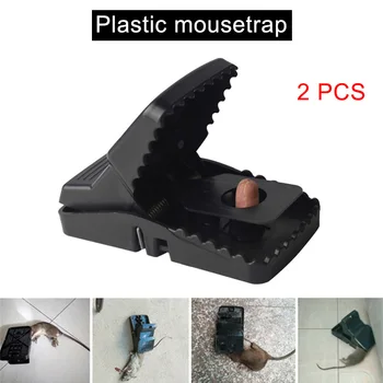 

2Pcs Mousetraps Rat Mice Catching Traps Snap Rodent Catcher Tool BDF99