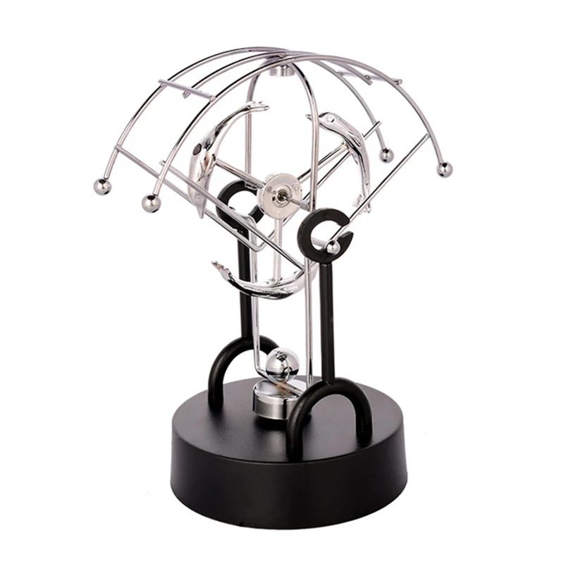 

Rotation Dolphin Perpetual Object Home and Office Decoration Educational Toy for Children Physics Science Metal Balance Ball Toy