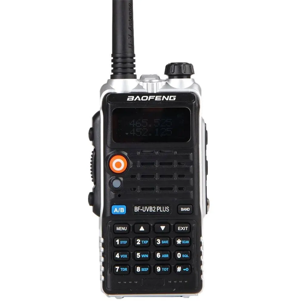 

8W High Power 4800mAh Li-ion Battery LEG Lighting New Baofeng Dual Band Two Way Radio BF-UVB2 Plus Walkie Talkie UVB2