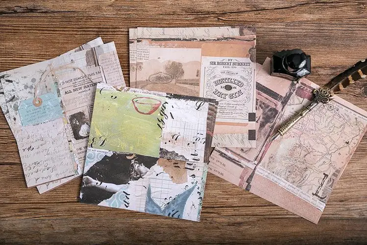 8 шт. 16,5x16,5 см винтажные бумажные наклейки для рукоделия фото Декор реквизит бумага для рукоделия бумага для скрапбукинга альбом для скрапбукинга - Цвет: S2