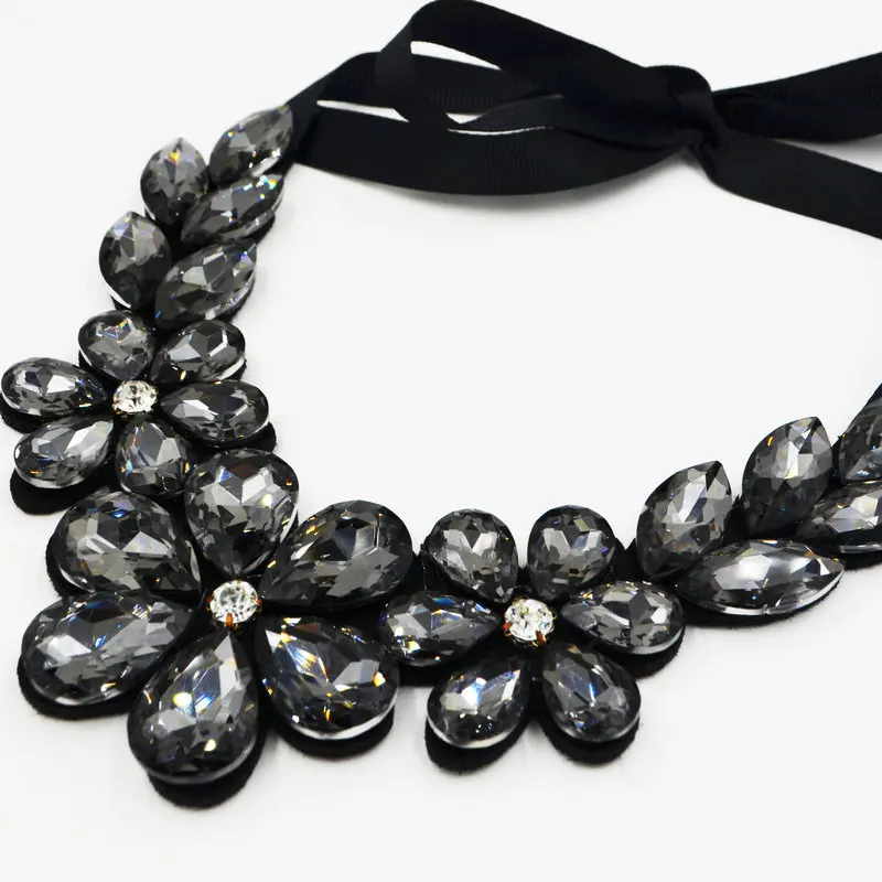 2018 High Quality New Design Fashion collar Choker Luxury Statement Necklaces Multi-color Crystal Necklace Jewelry | Украшения и