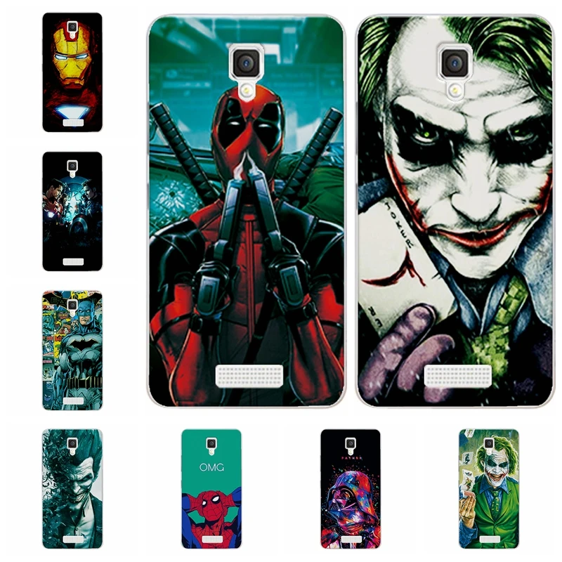 Очаровательный чехол для телефона Marvel Hero Captain America Lenovo A1000 Spiderman мягкий ТПУ A 1000 Coque