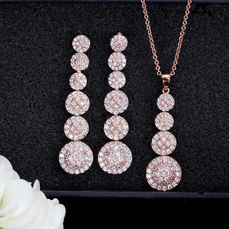 rose gold fashion jewlery sets for womenin Jewelry Sets from Jewelry