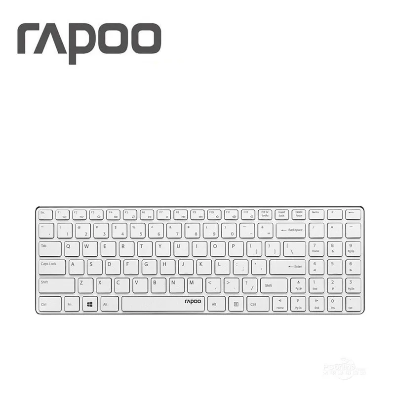 New Rapoo Multi-mode Silent Wireless Keyboard Mouse Combos Bluetooth 3.0/4.0 RF 2.4G switch between 3 Devices Connection