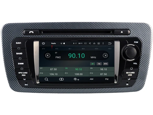 Flash Deal Android 8.0 octa core 4GB RAM car dvd player for SEAT IBIZA 2009-2013 ips touch screen head units tape recorder radio with gps 5