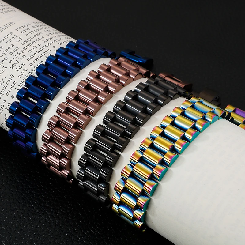 Новые высококачественные мужские браслеты из нержавеющей стали 316L в стиле хип-хоп 21 см длинный модный простой ремешок для часов браслеты с звеньями мужские ювелирные изделия