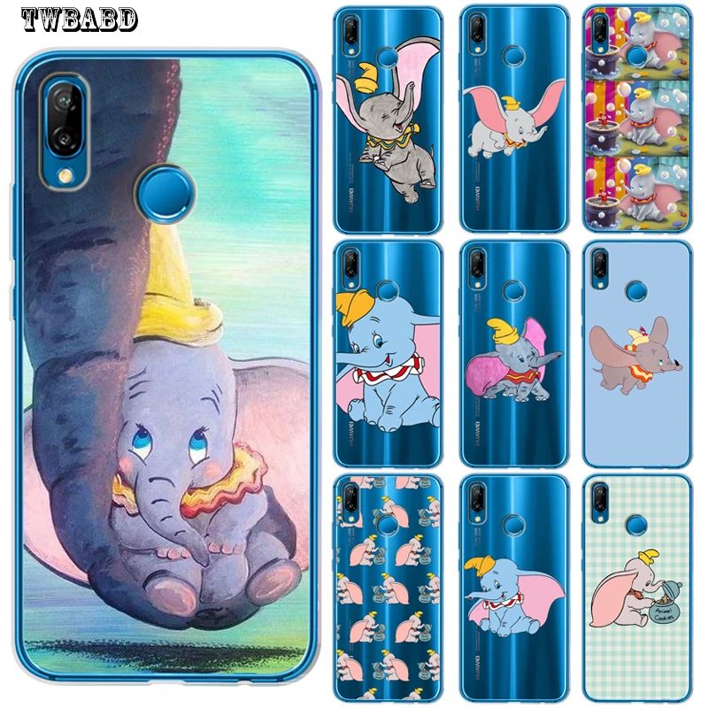 

Animation Dumbo Phone case For Huawei P30 LiteS oft transparent case for Huawei P30 Pro P20 Lite P8Lite P9Lite 2017 P Smart Etui