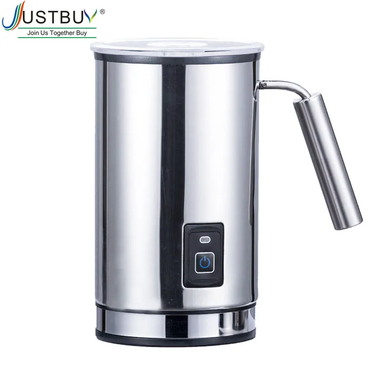 Automatic Milk Frother Milk Steamer Electric Cappuccino Hot /Cold Coffee Stainless Steel