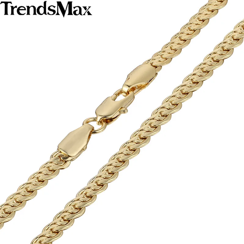 Мужское и женское ожерелье из розового золота 585 пробы 4 мм|chain wire mesh fence|chain menchain