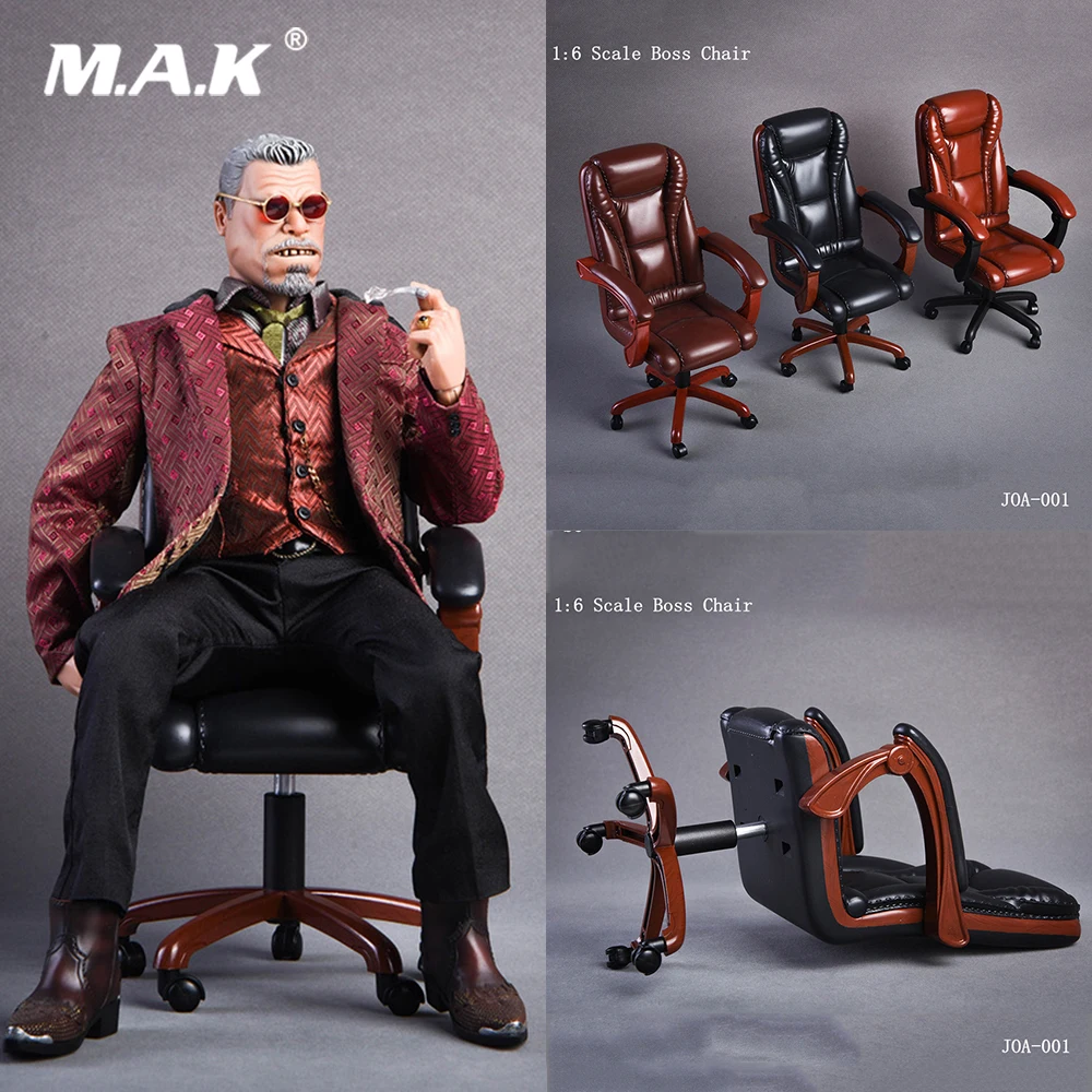 1:6 Scale ABS European Style Desk Chair Scene Props F 12inch Action Figure Toys 