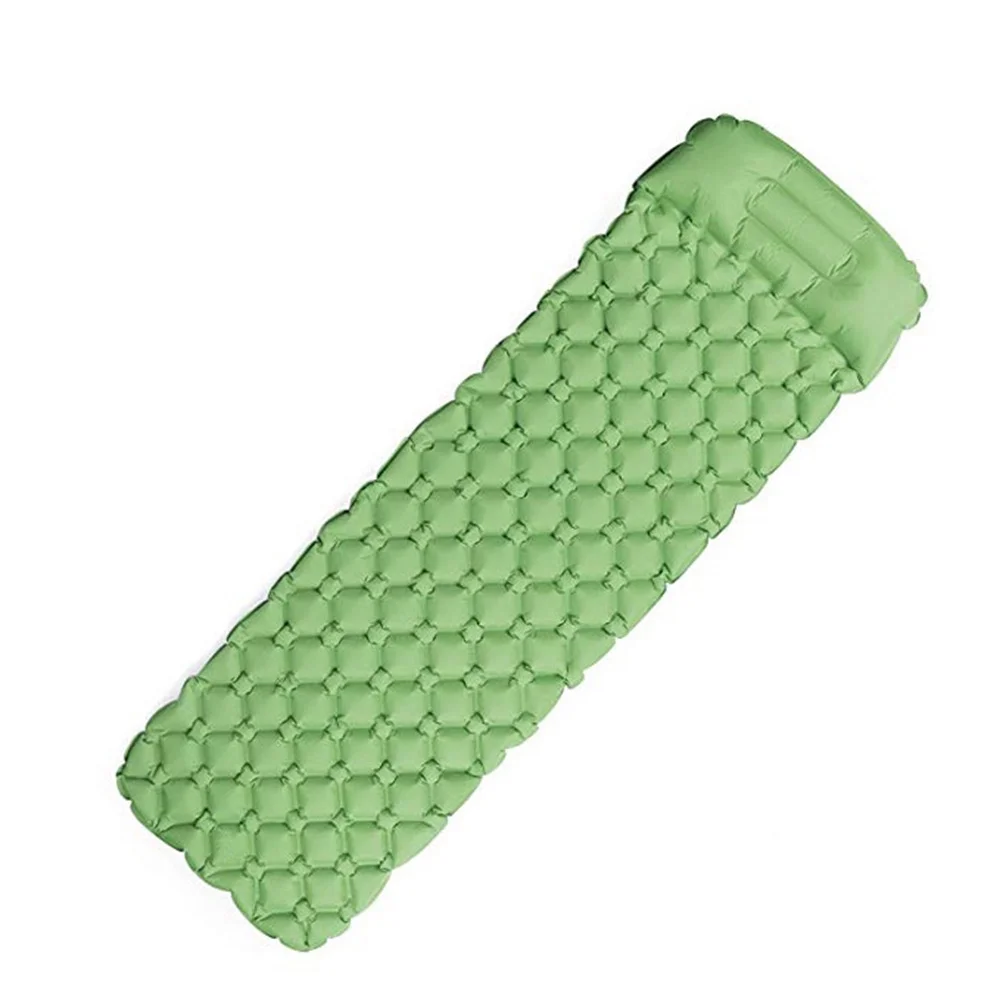 Almofada de Dormir Esteira de Acampamento com Travesseiro Colchão de ar Cobertor ao ar Inflável Almofada Livre Sofás Acampamento Cama Espuma Ses0048 7 Almofada de dormir inflável esteira de acampamento