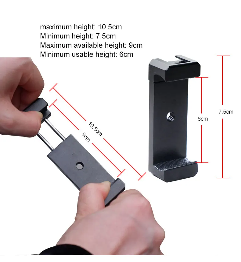 Tripé Adaptador de Montagem para o iphone 7 7 Plus 8 Smartphone Android