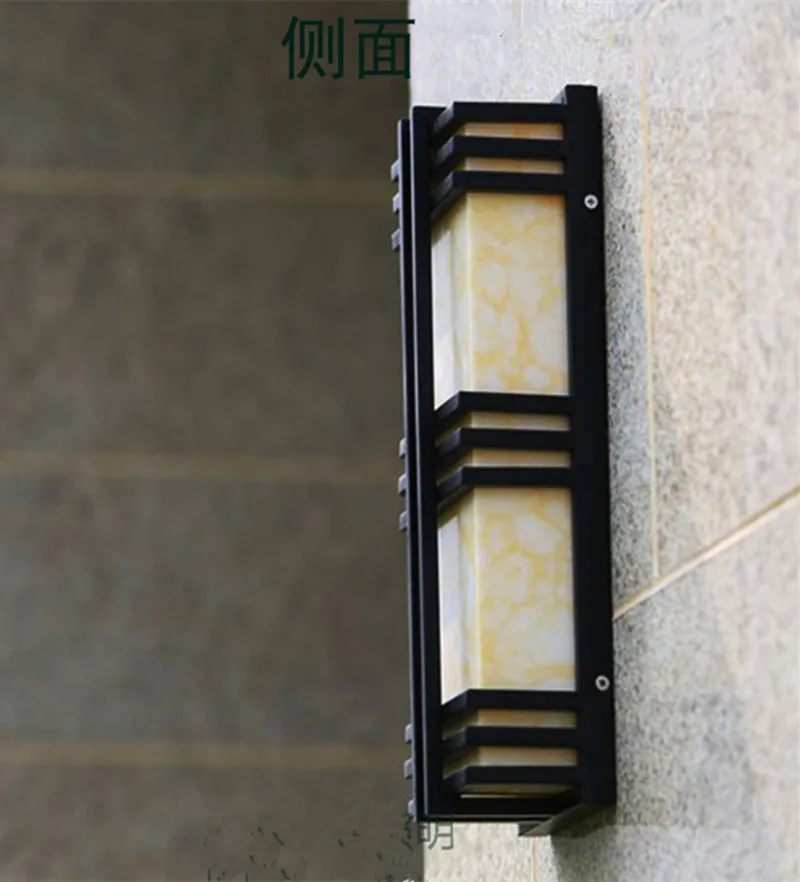 Прихожая Led садовое освещение мраморный оттенок E27 железные наружные настенные